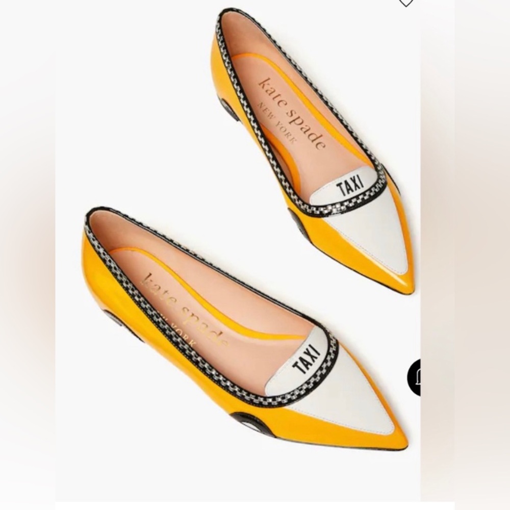NWT KATE SPADE Go Taxi Flats size 8.5